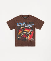 Wild West Short Sleeve Tee - Brown