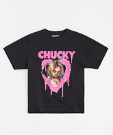 Women Chucky Tiffany Short Sleeve Tee - Black