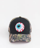 Mishka Keep Watch Camo Embroidered Cap - Olive Green