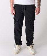 Banks Relaxed Fit Fleece Sweatpants - Black
