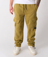 Banks Relaxed Fit Fleece Sweatpants - Olive Green
