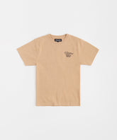 Paper Chaser Embroidered Short Sleeve Tee - Khaki