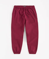 Essential Heavyweight Fleece Baggy Fit Jogger Pants - Burgundy