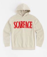 Plus Size Scarface Hoodie - Cream