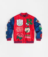 Captain Varsity Jacket - Red