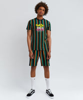 Vert Stripe Life Is Good Crew Set