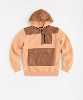 Wheaties Cargo Hoodie - Tan
