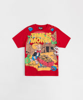 Richie Rich Time is Money Applique Short Sleeve Tee - Red