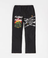 Women Flames Of Fortune Pants - Black