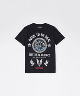 Trust No 1 Embroidered Short Sleeve Tee - Black