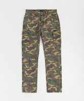 Workwear Camo Cargo Pants - Olive Green