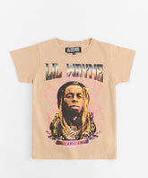 Kids Lil Wayne Milli Short Sleeve Tee - Khaki