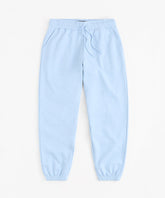 Essential Heavyweight Fleece Baggy Fit Jogger Pants - Blue