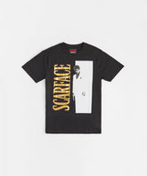 Scarface Gold Foil Short Sleeve Tee - Black