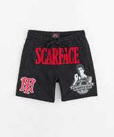 Scarface Fleece Short - Black