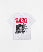 Scarface Money Power Respect Applique Short Sleeve Tee