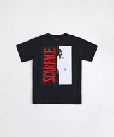 Scarface Split Short Sleeve Tee - Black