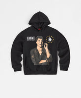 Scarface Distressed Hoodie - Black