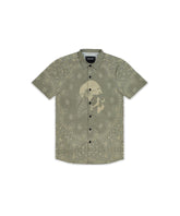 Skull Paisley Short Sleeve Shirt