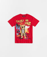 Trust No One Short Sleeve Tee - Red