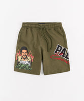 Pablo Mugshot Short - Olive Green