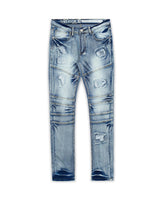 Plus Size Baltic Destruct Light Wash Denim Jeans