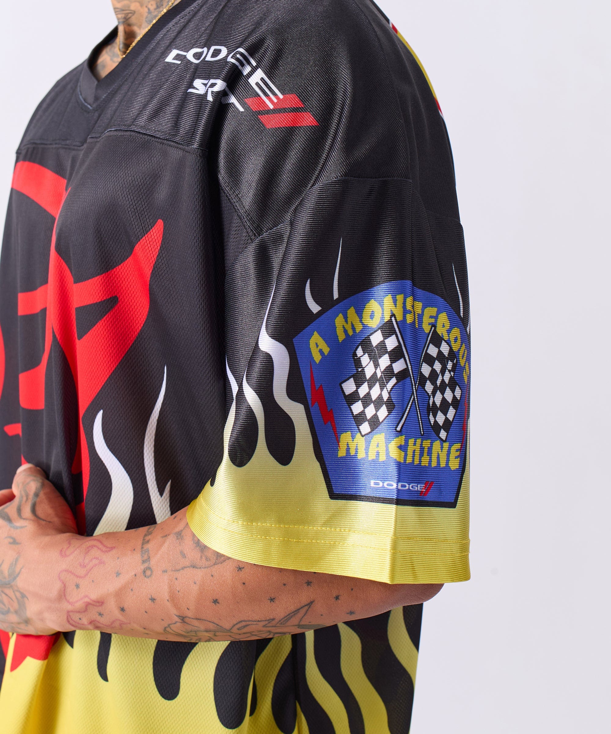 Dodge Demon Football Jersey - Black