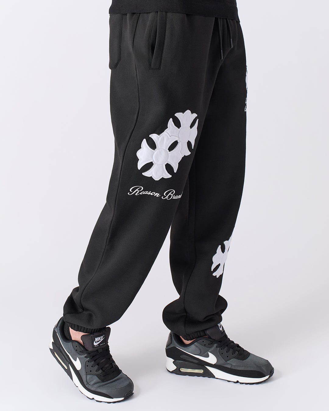 Rebellion Architects Applique Jogger - Black