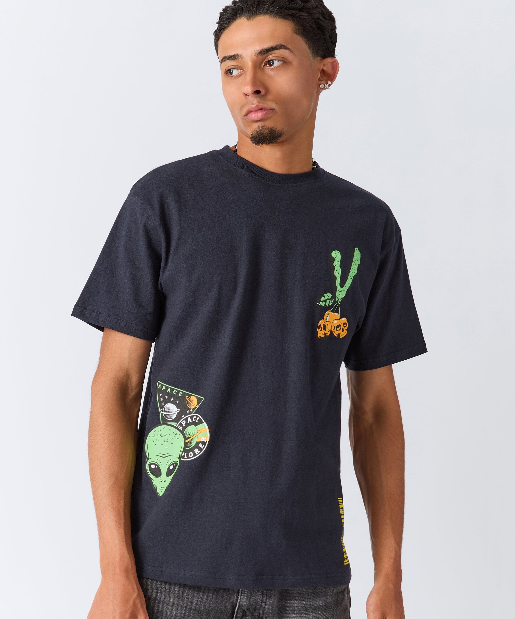 Stack Cash Short Sleeve Tee - Grey