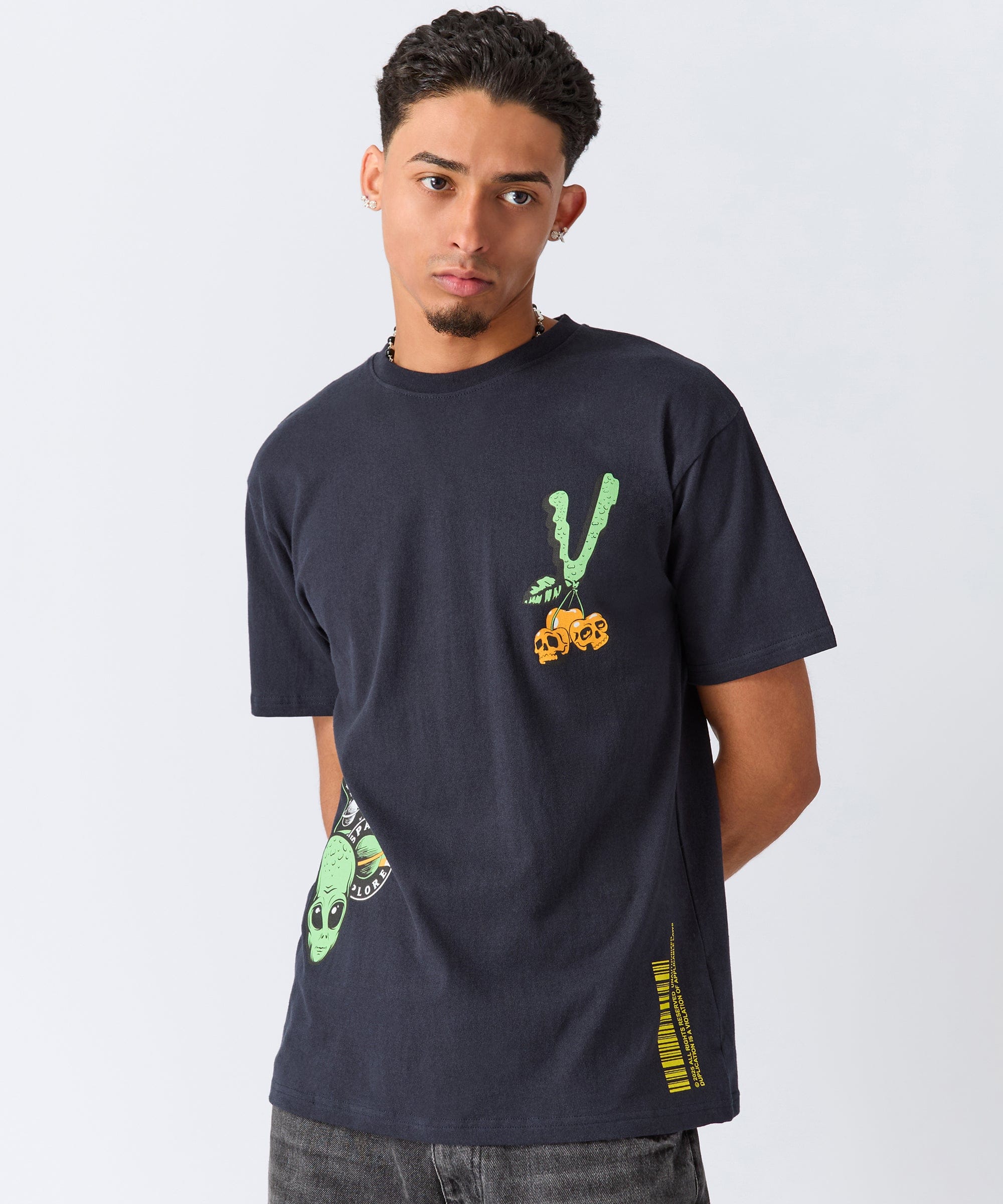 Stack Cash Short Sleeve Tee - Grey