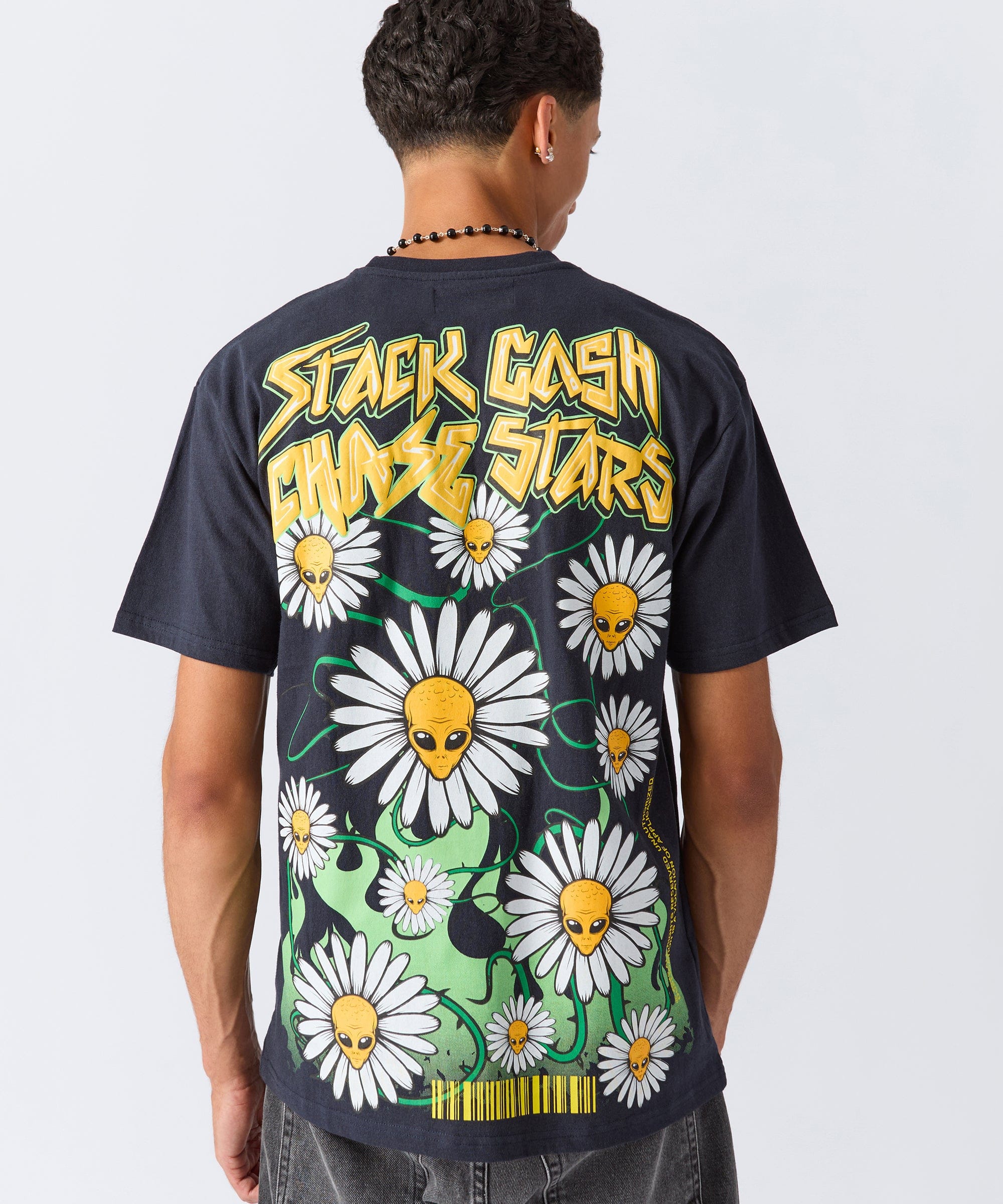 Stack Cash Short Sleeve Tee - Grey