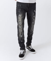 Destroyed Denim Jeans - Black