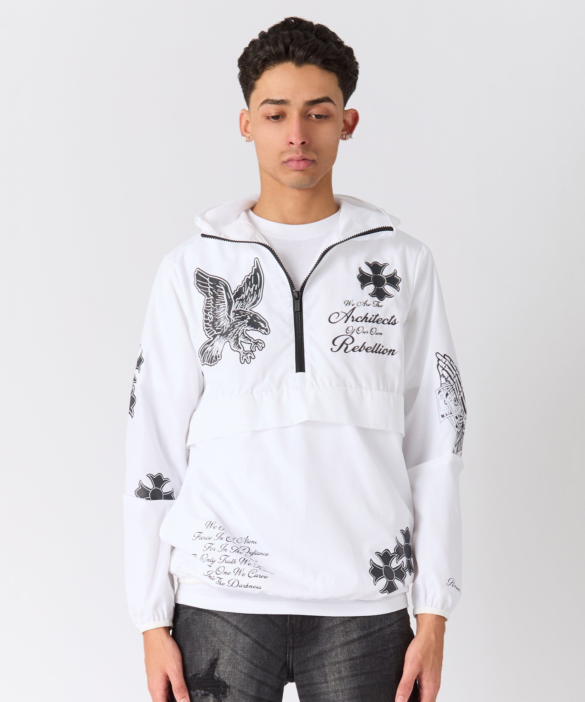 Rebel Architects Anorak Jacket - White
