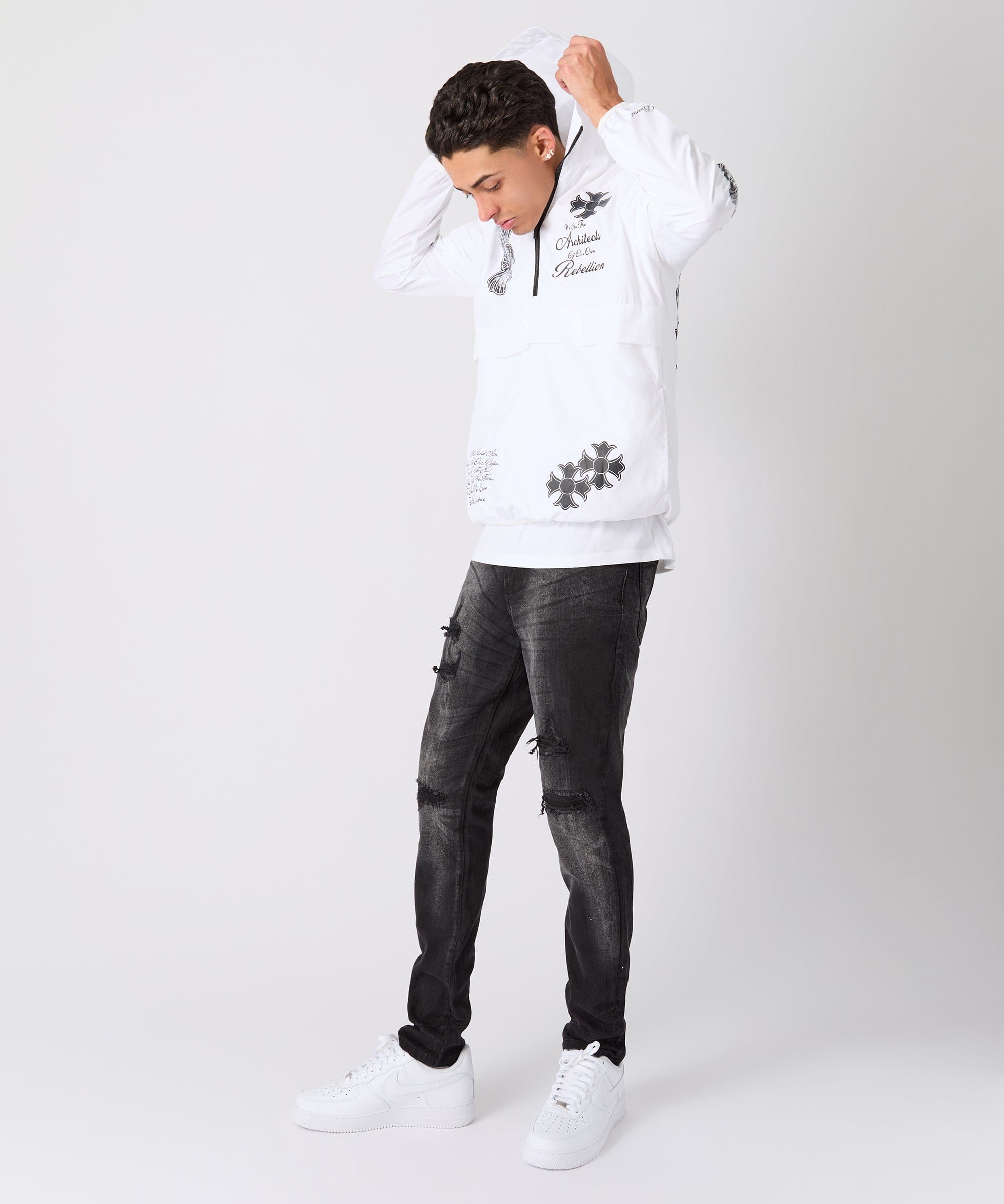 Rebel Architects Anorak Jacket - White