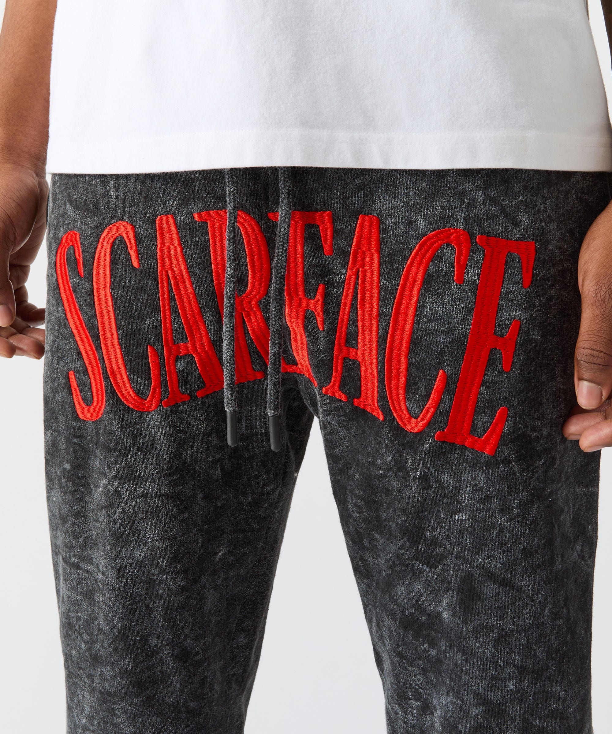 Scarface Jogger - Washed Black