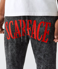 Scarface Jogger - Washed Black