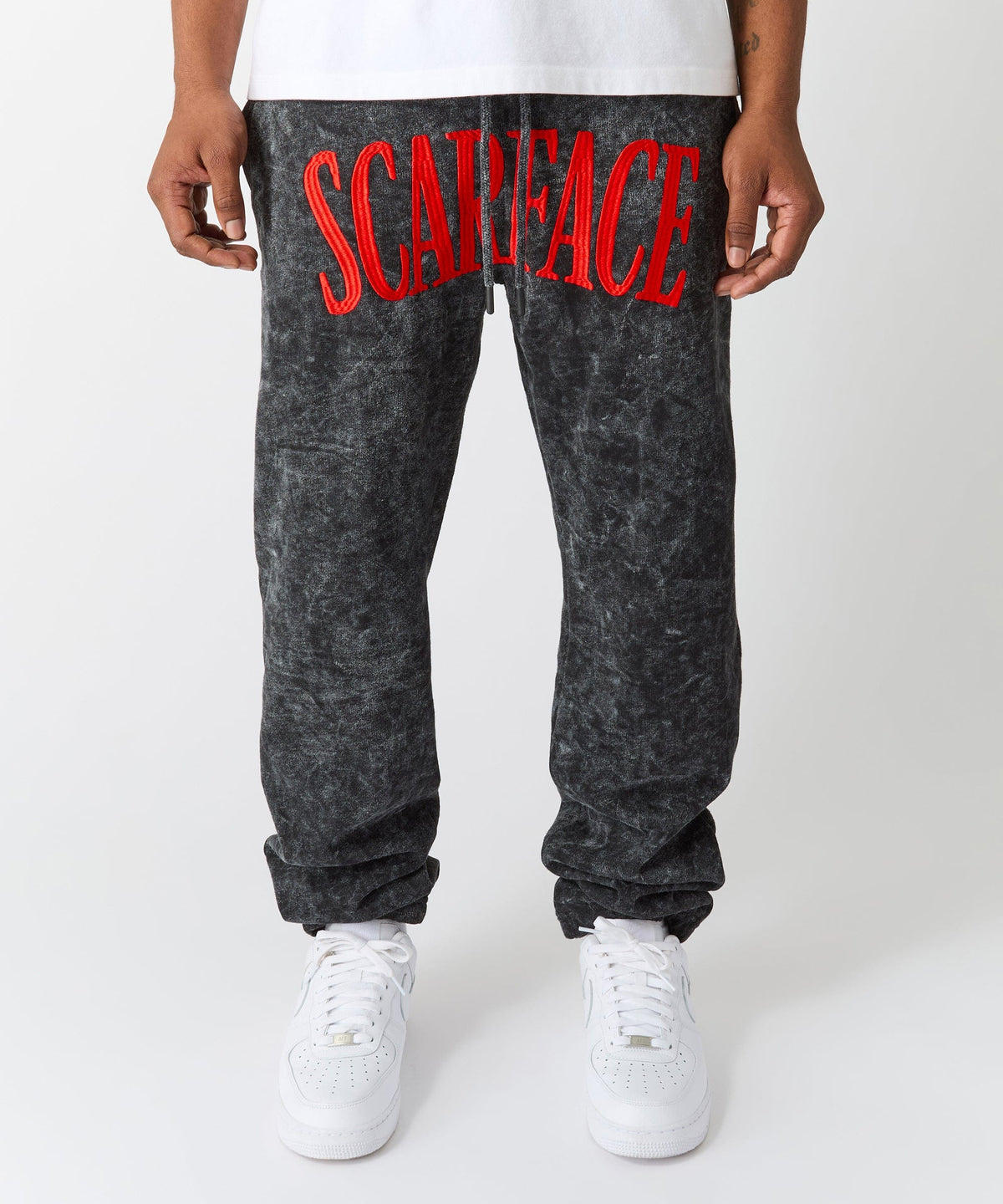Scarface Jogger - Washed Black