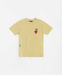 Heart Broken Short Sleeve Tee - Olive Green