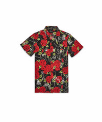 Plus Size Harper Rose Allover Print Short Sleeve Shirt