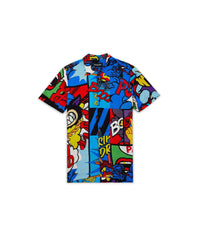 Plus Size Money Drip Allover Print Short Sleeve Shirt
