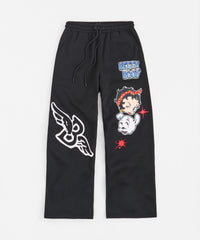 Women Betty Boop Sweatpants - Black