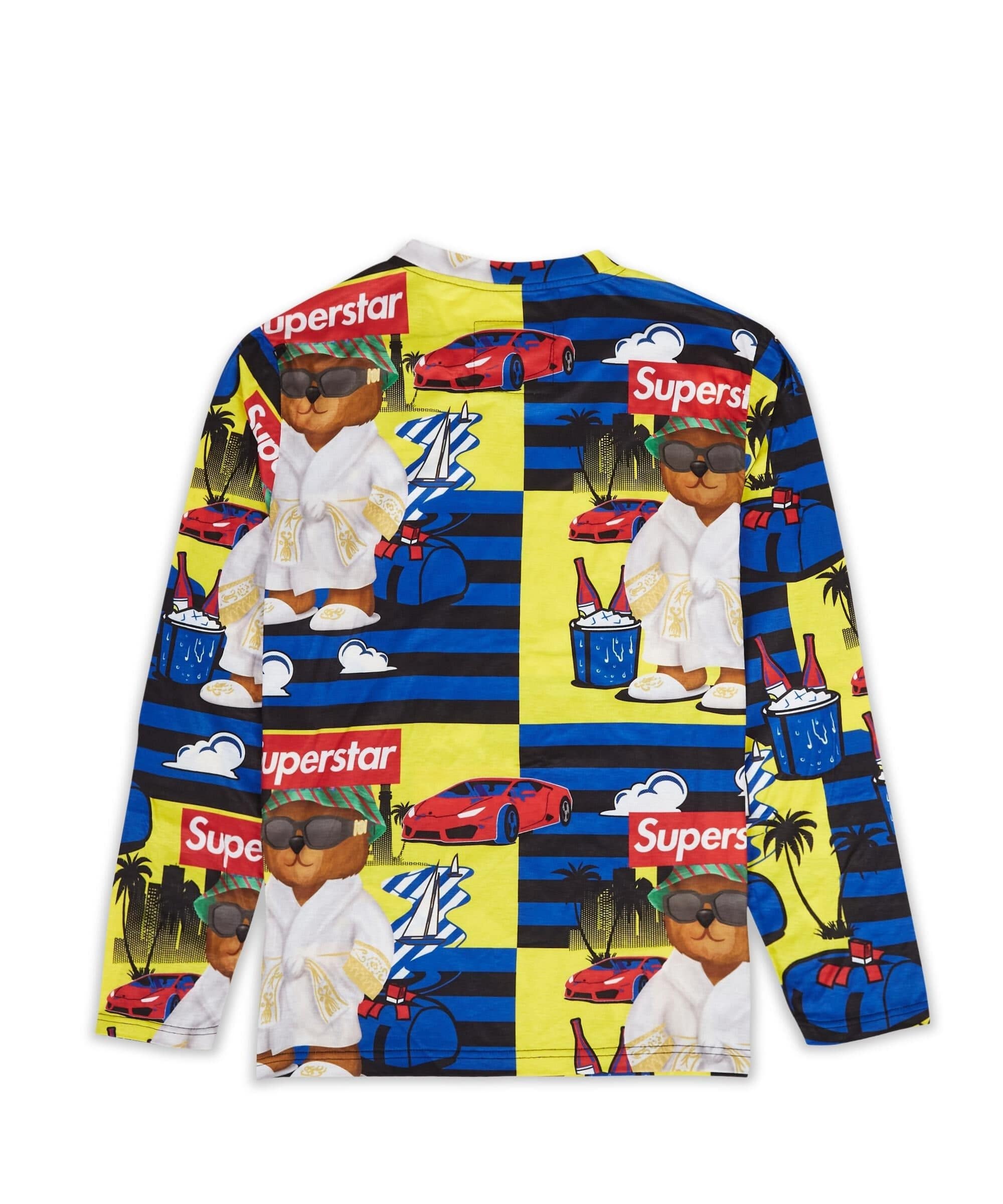 Superstar Allover Print Long Sleeve Tee