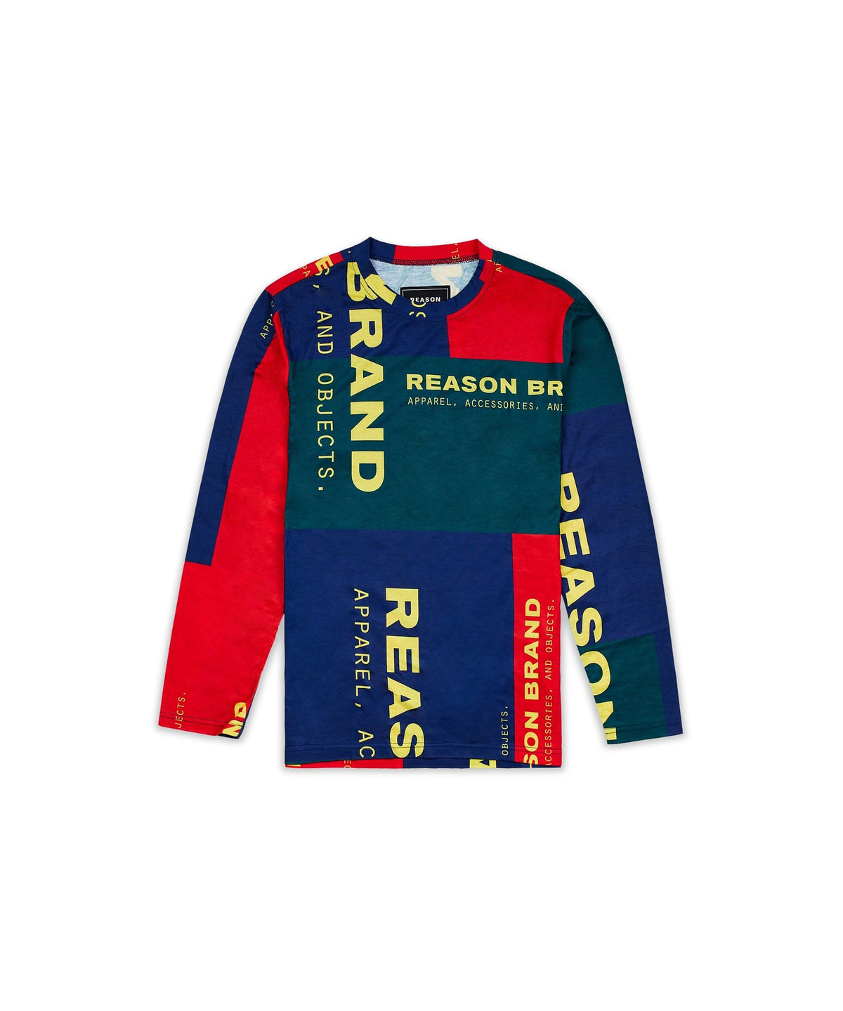 Arseno Multi Color Long Sleeve Logo Tee