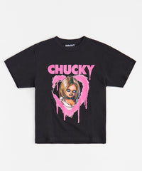 Women Chucky Tiffany Short Sleeve Tee - Black