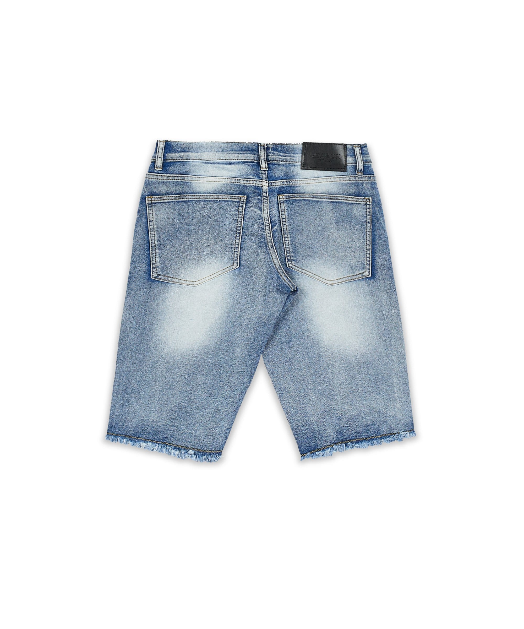 Plus Size Josiah Light Wash Basic Denim Shorts