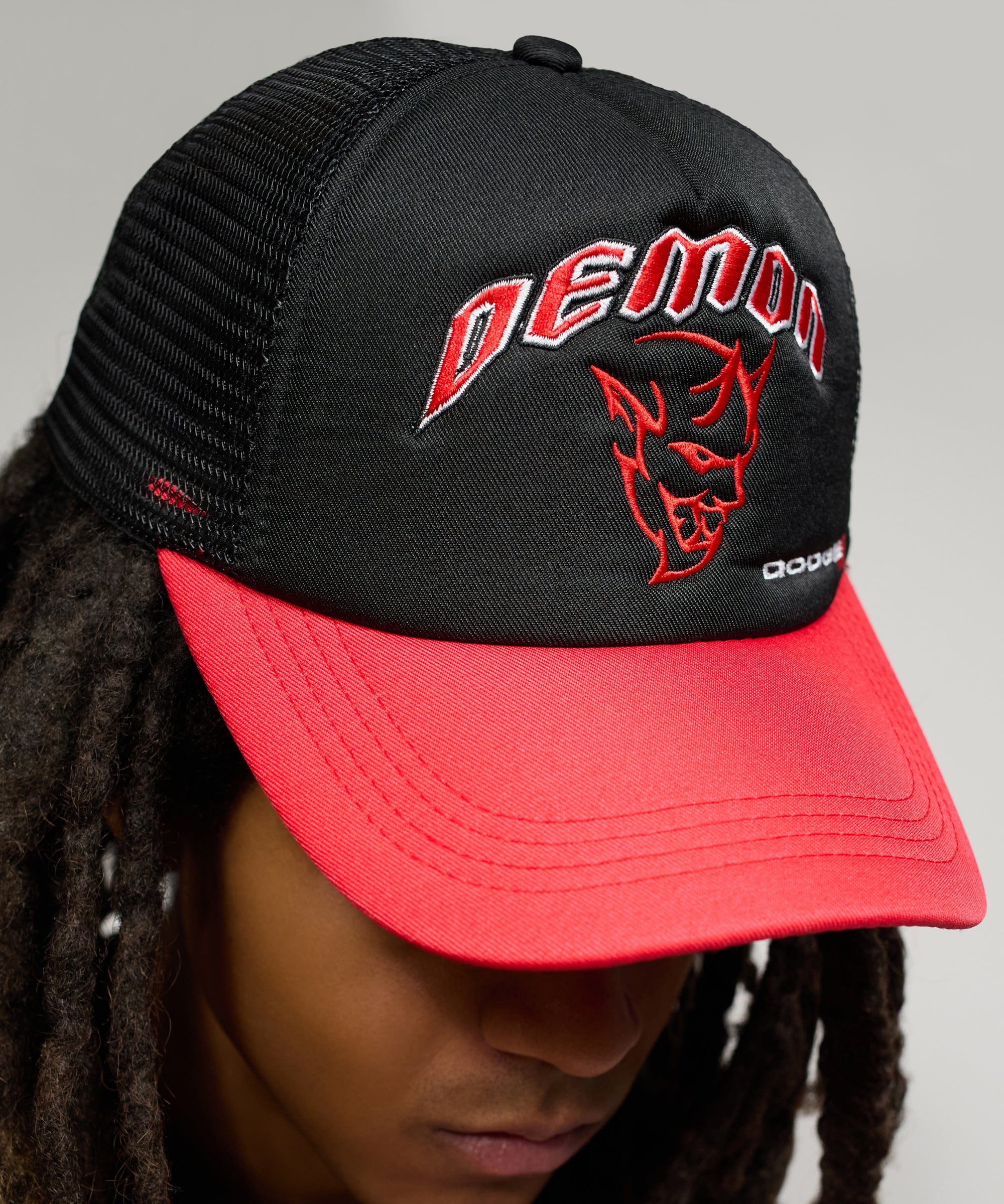 Dodge Demon Embroidery Trucker Hat