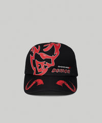Dodge Demon Embroidery Trucker Hat - Black