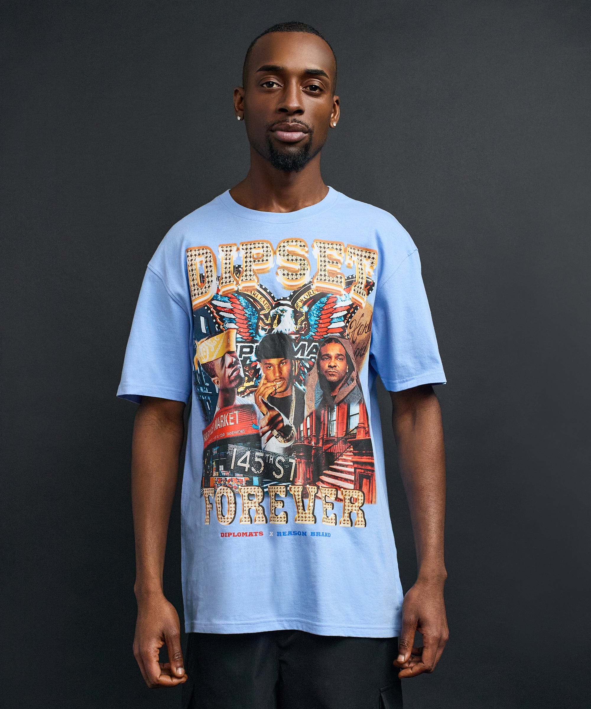 Forever Short Sleeve Tee - Light Blue