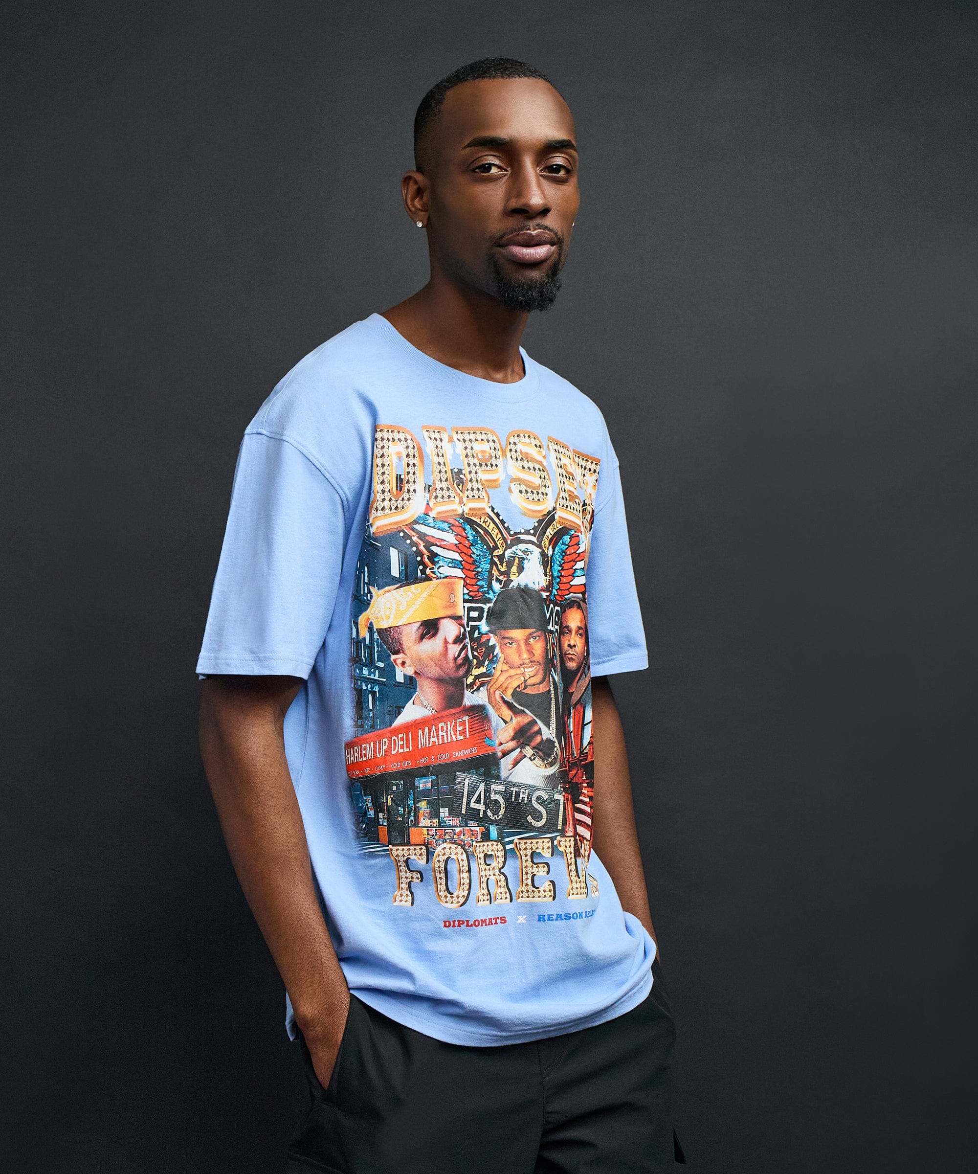 Forever Short Sleeve Tee - Light Blue