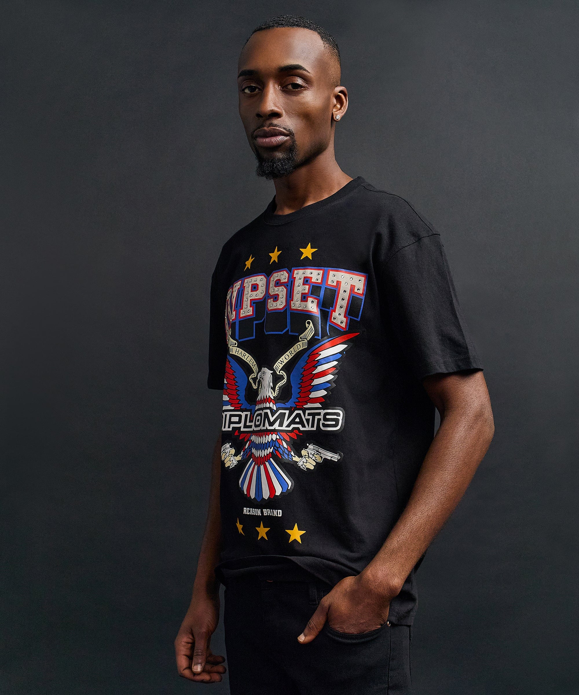 Eagle Members Short Sleeve Tee - Black